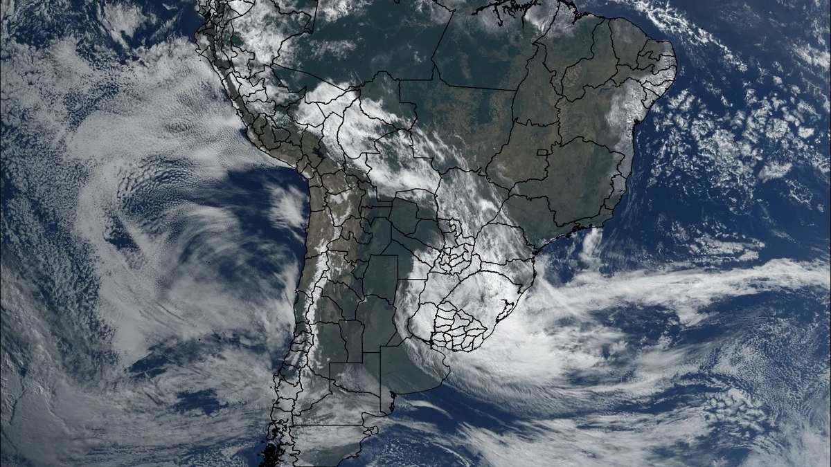 Ciclone no Sul: veja imagens de satélite do fenômeno - QTU Questões do Universo