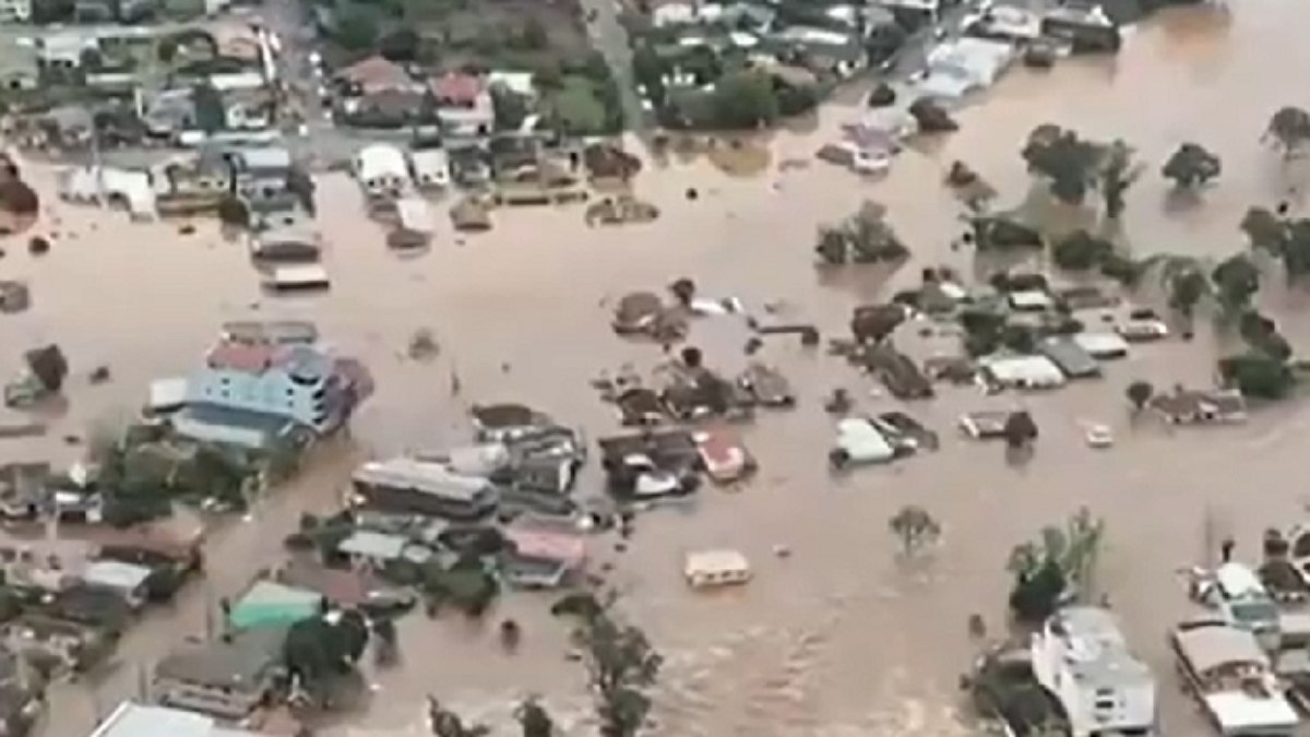 Chuvas provocam desastres no Rio rande do Sul