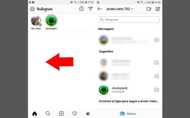Recurso do Instagram permite enviar uma foto que se apaga após ser visualizada