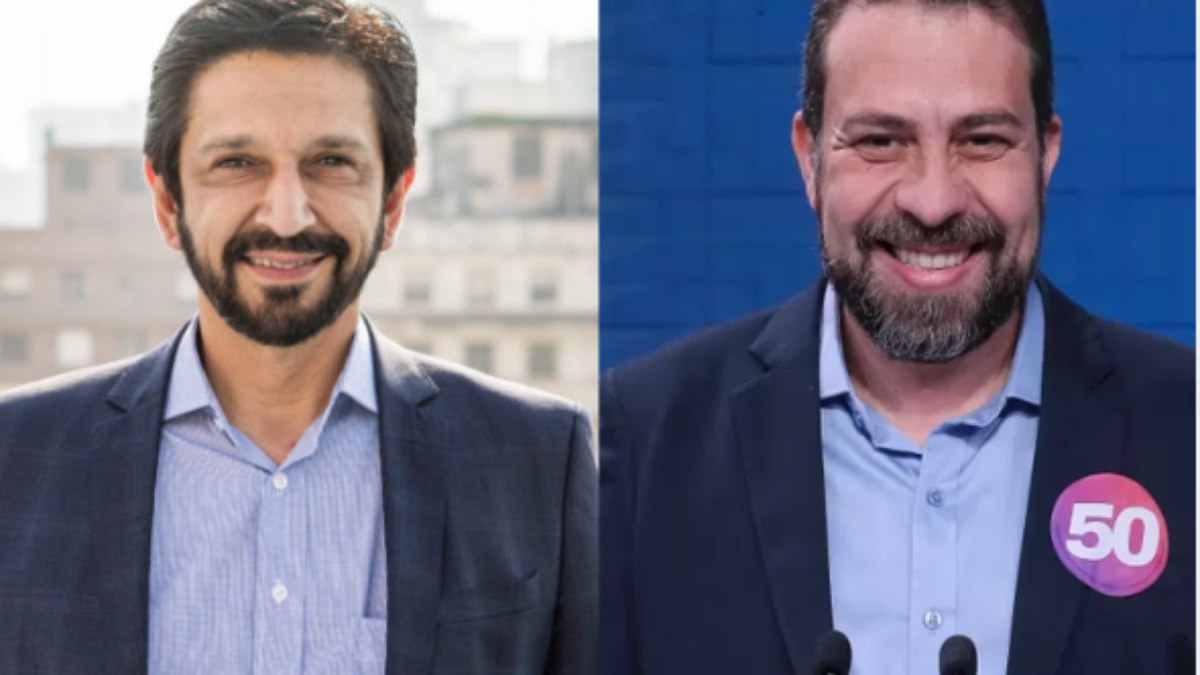 Nunes e Boulos ficaram, respectivamente, em 1º e 2º lugar no primeiro turno das eleições