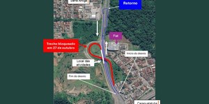 Viaduto da Tamoios será interditado nesta terça (27)