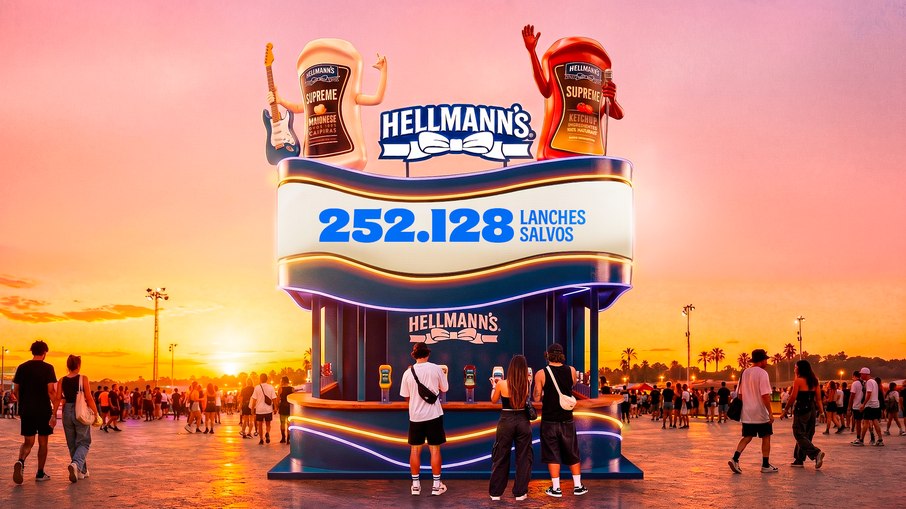 Hellmann's convoca os fãs para o Maior Open de Molhos do Mundo no Rock in Rio Brasil 2026 Hellmann's convoca os fãs para o Maior Open de Molhos do Mundo no Rock in Rio Brasil 2026