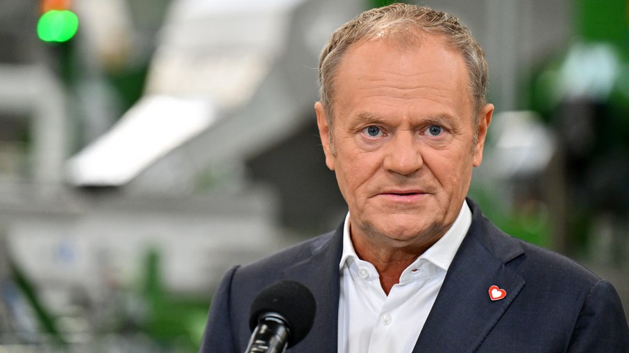 O primeiro-ministro da Polônia, Donald Tusk