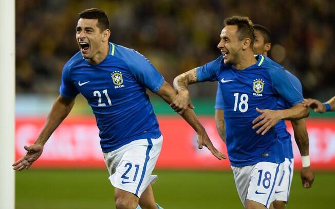 Diego Souza marcou o gol mais rápido da história da seleção brasileira, aos 10 segundos