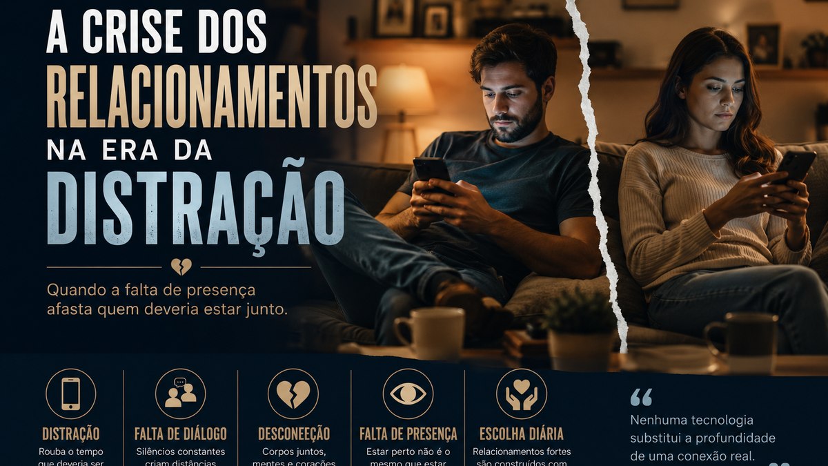 A crise dos relacionamentos na era da distração