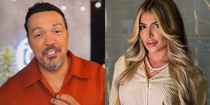 Belo deixa show com mulher e equipe da namorada dele se manifesta