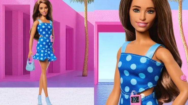 Barbie%20com%20diabetes%20tipo%201%20%C3%A9%20lan%C3%A7ada%20pela%20Mattel