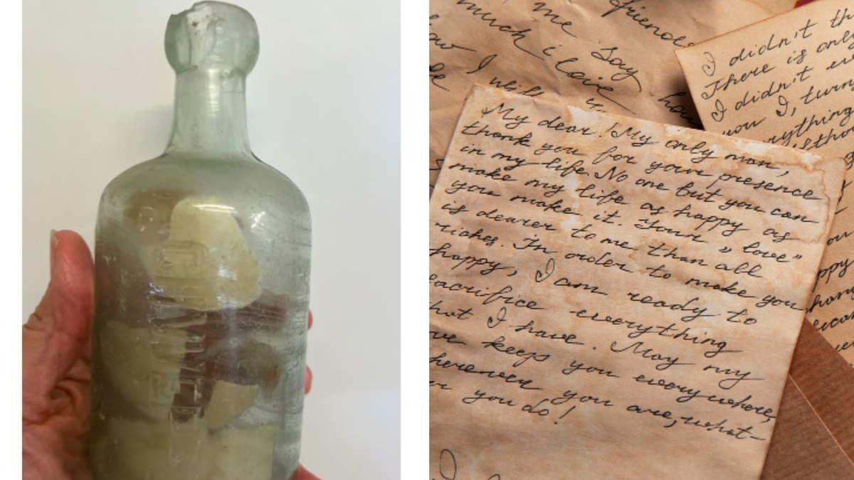 Garrafa com cartas da Primeira Guerra é achada após 108 anos