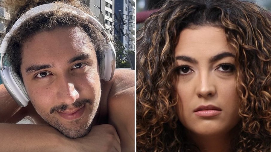 Yuri Fulý e Camila Moura, ex-mulher de Lucas 'Buda' Henrique, do 'Big Brother Brasil 24'