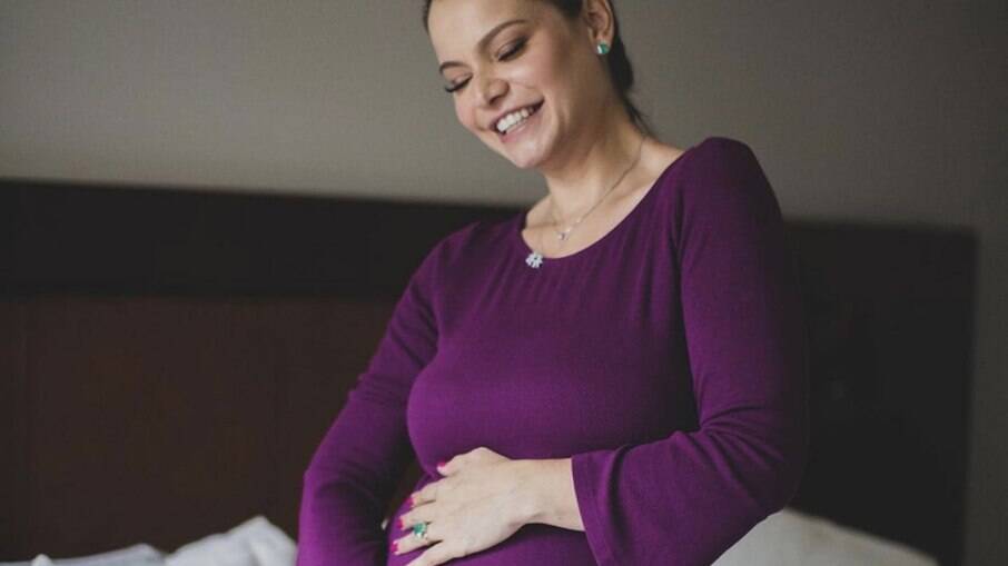 Milena Toscano está grávida do segundo filho