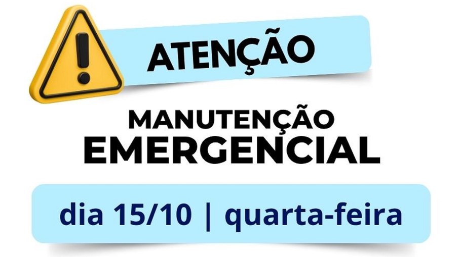 Vazamento deve causar interrupção temporária no abastecimento Vazamento deve causar interrupção temporária no abastecimento