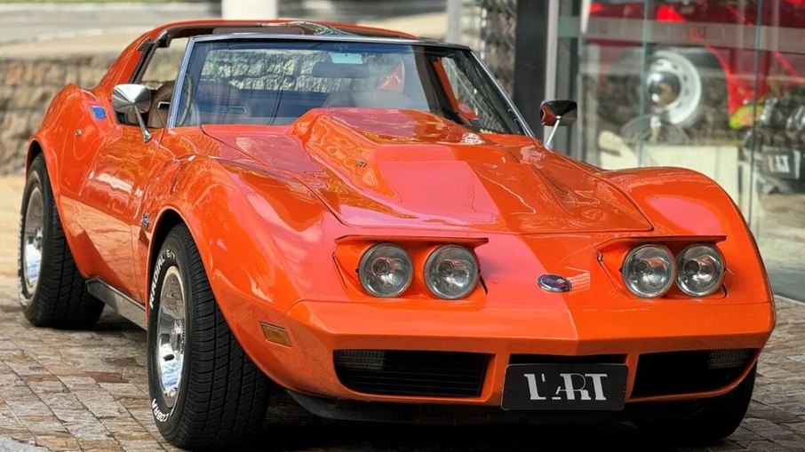 Chevrolet Corvette Stingray V8 454 1973 dianteira
