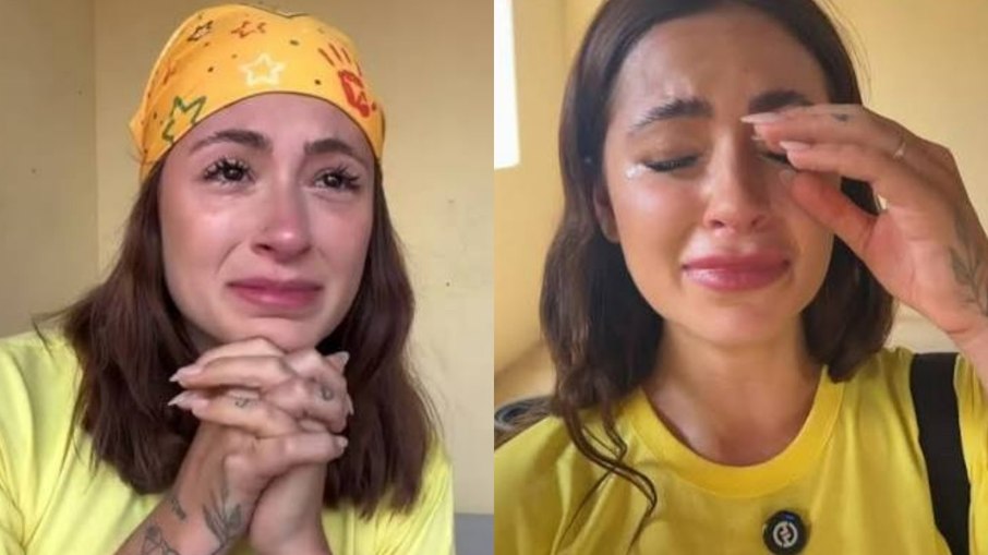 Nathalia Valente chora nas redes sociais