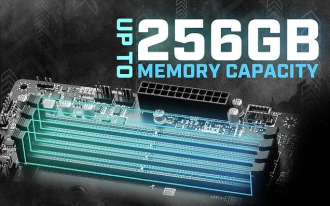 MSI anuncia placa-mãe com suporte para 256 GB de memória DDR5