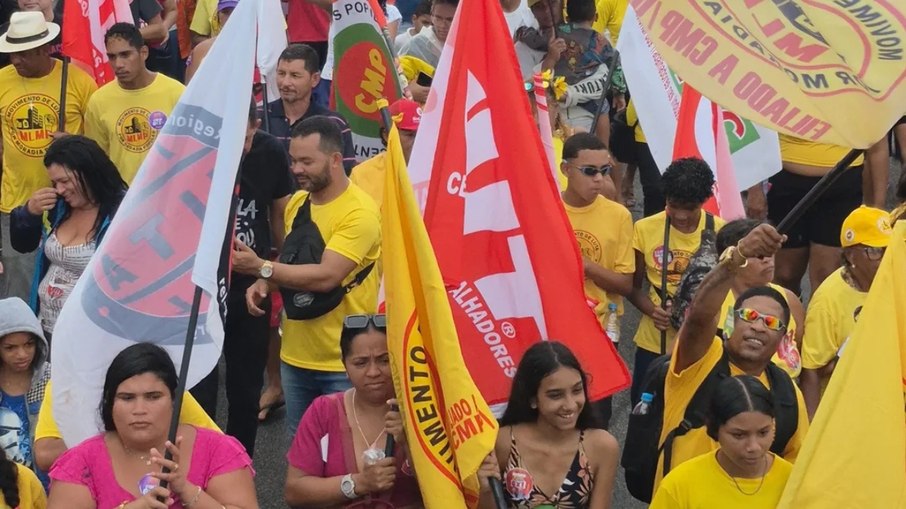 Ato do Dia dos Trabalhador em Natal 