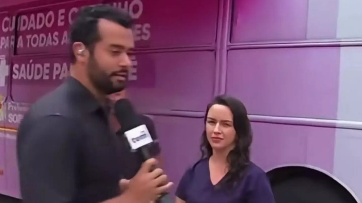 Homem invade transmissão da TV Globo 
