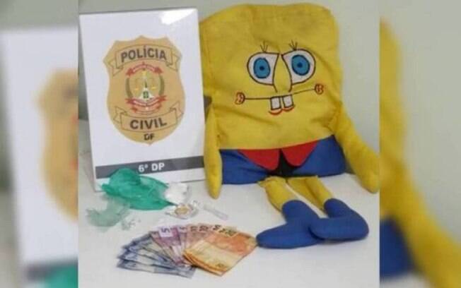 Homem foi preso com drogas em mochila infantil