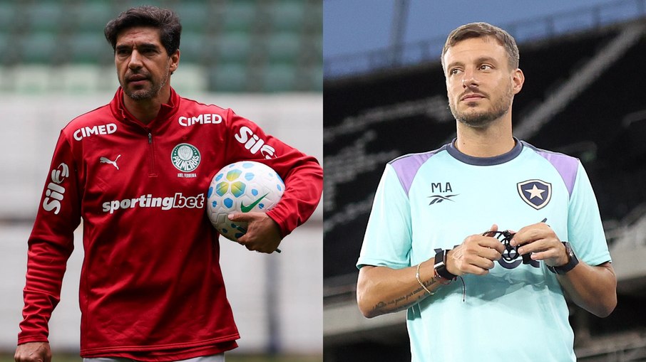 Abel e Anselmi se enfrentam em Palmeiras x Botafogo