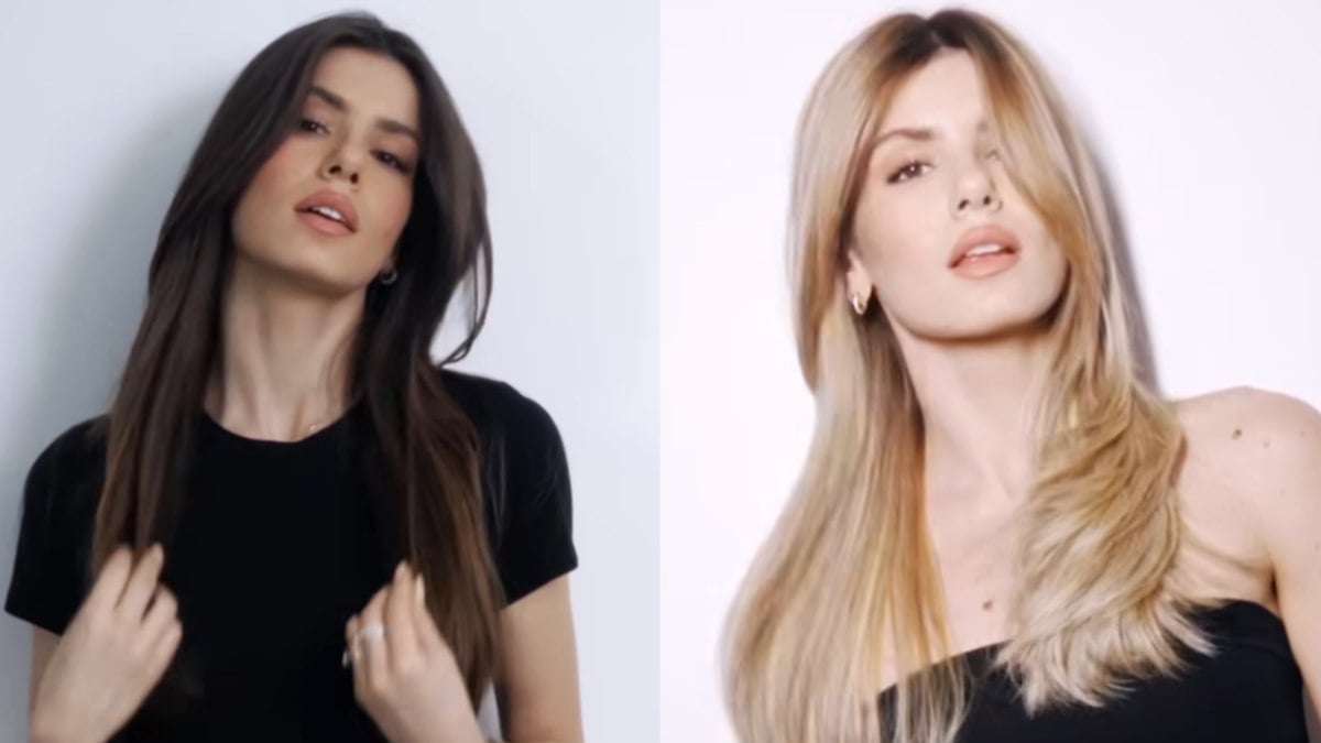 Antes e depois de Camila Queiroz - Do castanho ao loiro