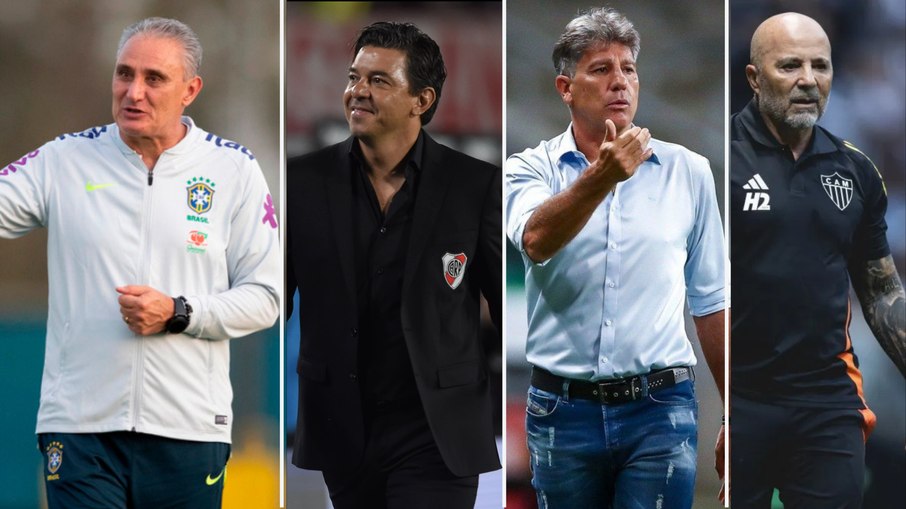 Tite, Galardo, Renato e Sampaoli são alguns dos técnicos livres no mercado