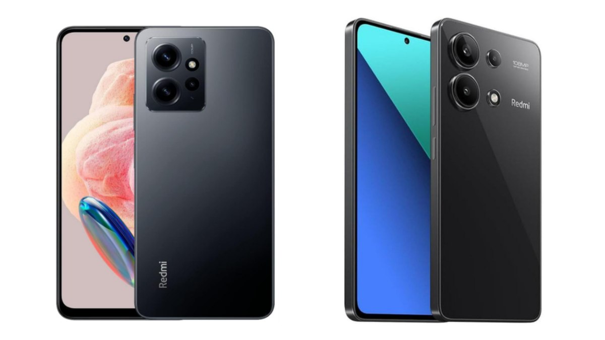 Diferenças entre os smartphones Redmi Note 12 e Redmi Note 13