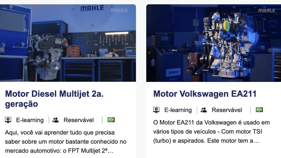 Cursos plataforma MAHLE Cursos plataforma MAHLE