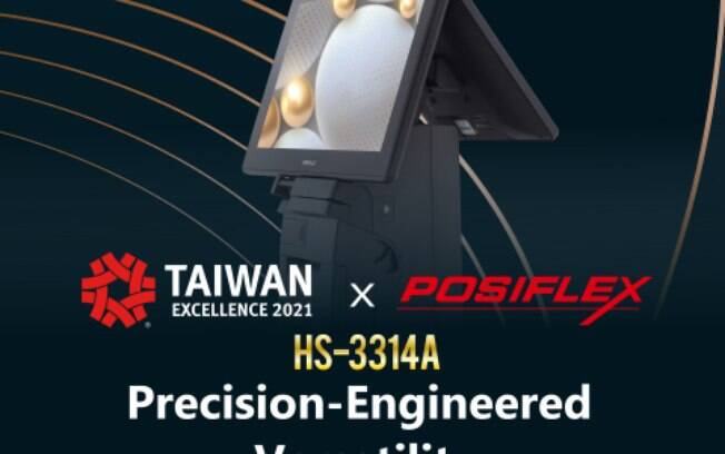 Posiflex ganha Prmio de Excelncia de Taiwan com PDV tudo em um e apresenta uma nova e atraente linha de quiosques