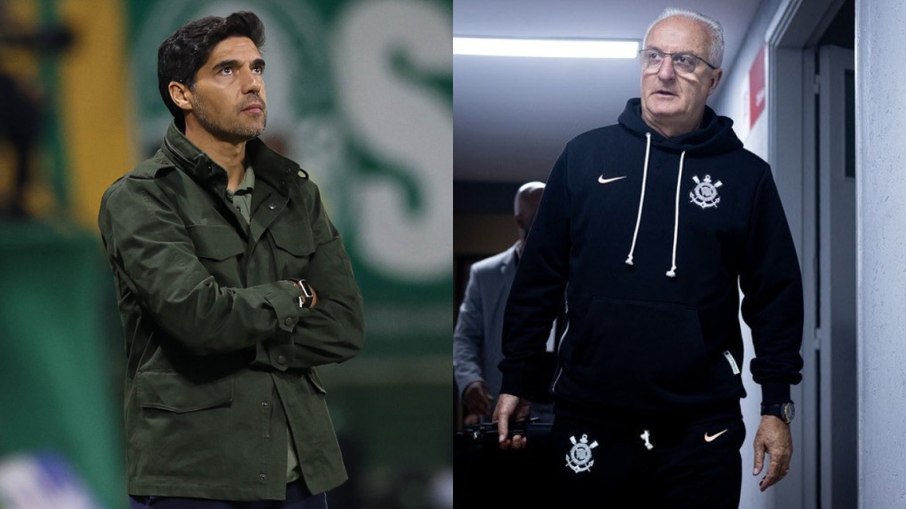 Este é o primeiro clássico entre Corinthians e Palmeiras com Abel Ferreira e Dorival Júnior Este é o primeiro clássico entre Corinthians e Palmeiras com Abel Ferreira e Dorival Júnior