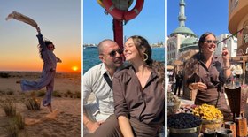 Paolla Oliveira mostra detalhes de férias em Dubai
