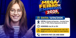 Itapecerica da Serra (SP) tem feirão de emprego com 10 mil vagas