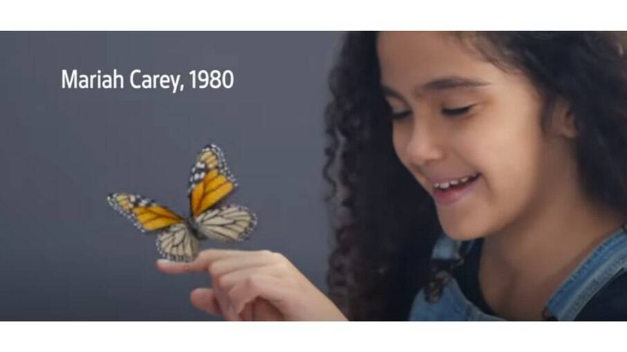 Monroe Carey, filha de Mariah Carey, em campanha publicitária