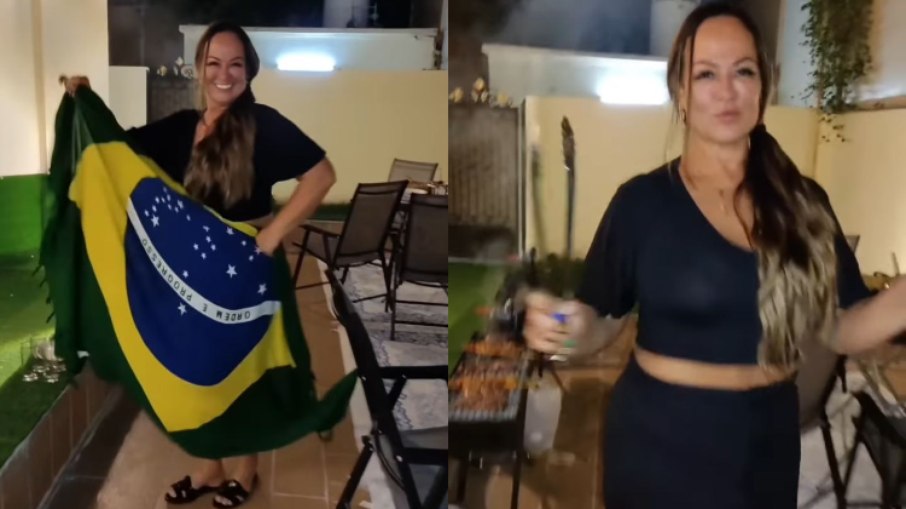 Nadine viajou para o Catar para a Copa do Mundo