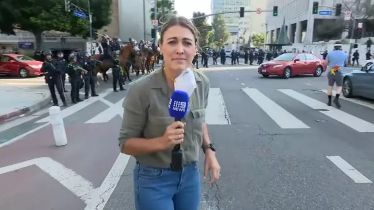Repórter é baleada em protesto contra Trump; veja o vídeo
