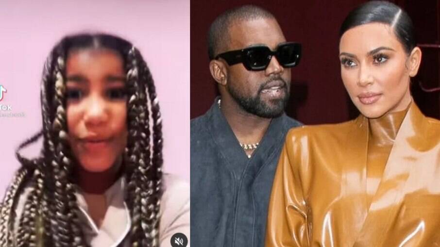Kanye West e Kim Kardashian brigam por causa de vídeo da filha no TikTok