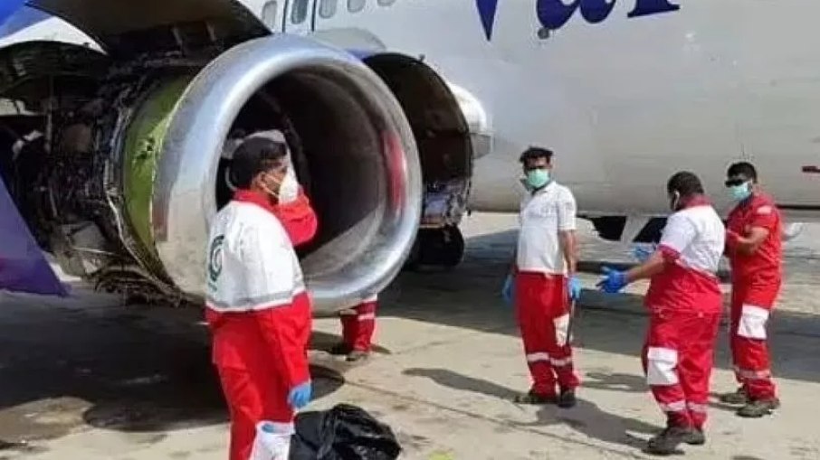 Homem  morre após ser sugado por turbina de avião