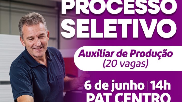 PAT Vinhedo realiza processo seletivo com 20 vagas em gráfica