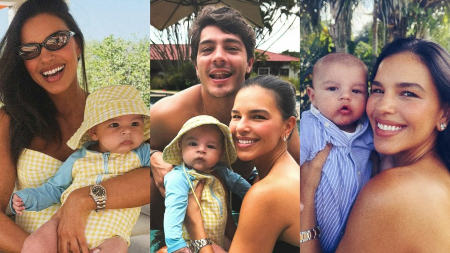 Mariana Rios comemora mais um mês de seu filho Mariana Rios comemora mais um mês de seu filho