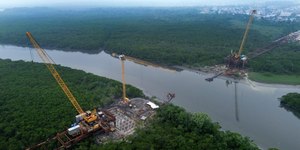 Ponte terá 160 metros sobre rio sem pilares em SC; entenda como