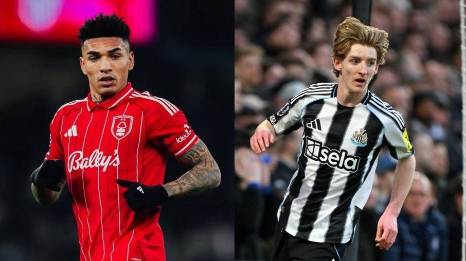 Igor Jesus e Gordon são esperanças de Nottingham Forest e Newcastle