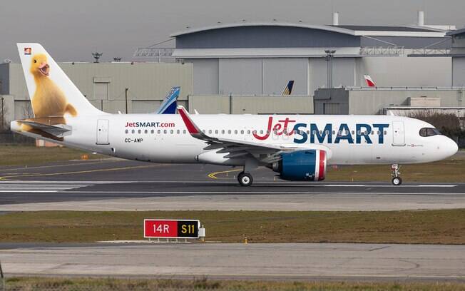 JetSMART recebe Airbus A320neo movido a biocombustível
