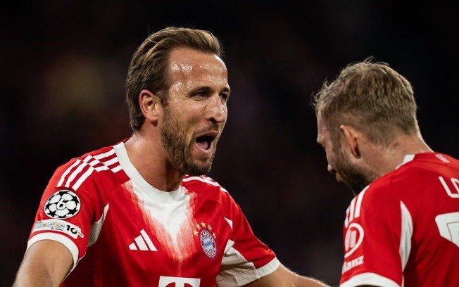 Um dos artilheiros da Champions, Harry Kane deixou o dele na vitória do vice-líder Bayern Um dos artilheiros da Champions, Harry Kane deixou o dele na vitória do vice-líder Bayern