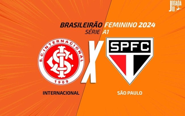 Internacional e São Paulo duelam pelo Brasileirão Feminino