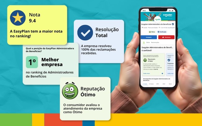 EasyPlan lidera entre administradoras no Reclame Aqui