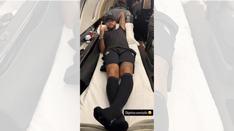 Neymar em publicação no story de seu Instagram