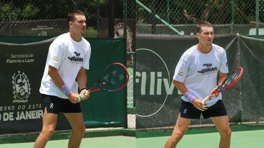 João Fonseca apareceu treinando com visual novo antes de enfrentar Alcaraz