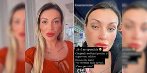 Andressa Urach relata dor intensa após mudar cor dos olhos