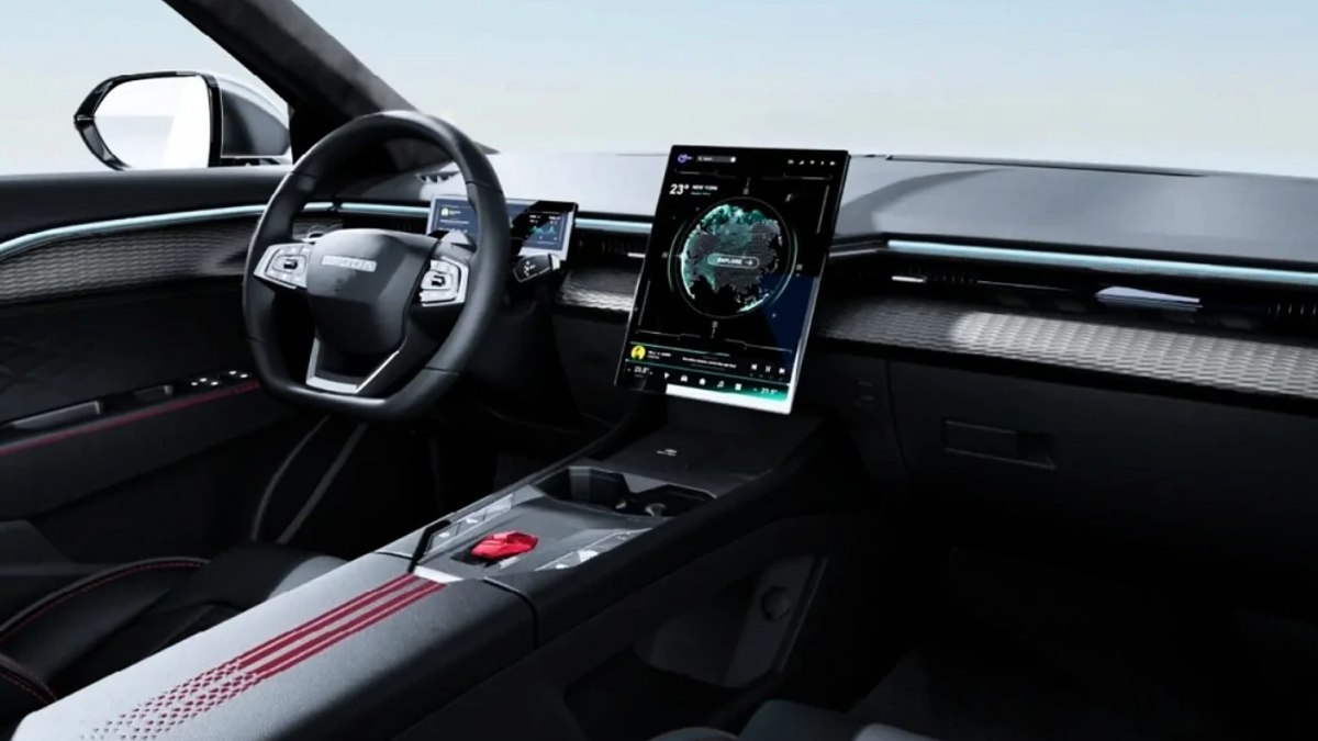 Painel do Omoda 4 deverá equipar sistema Super Intelligent Cockpit