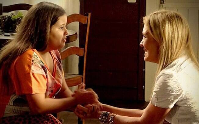 Karol Lannes e Adriana Esteves em 