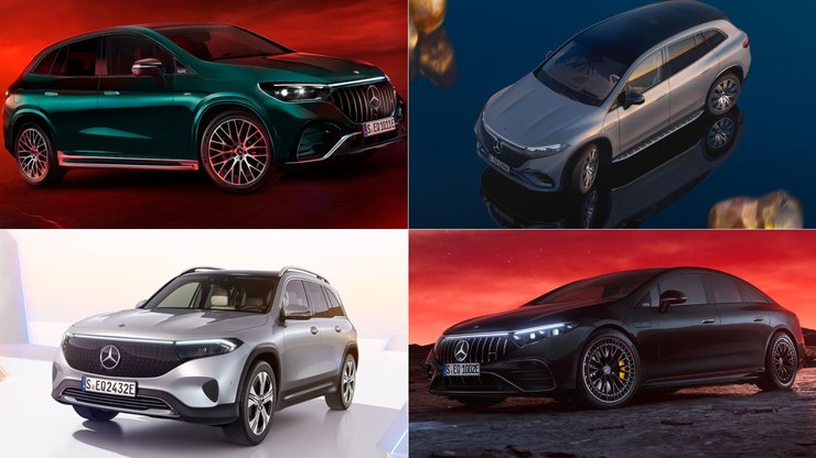 Mercedes-Benz reúne sete carros elétricos no Brasil; conheça