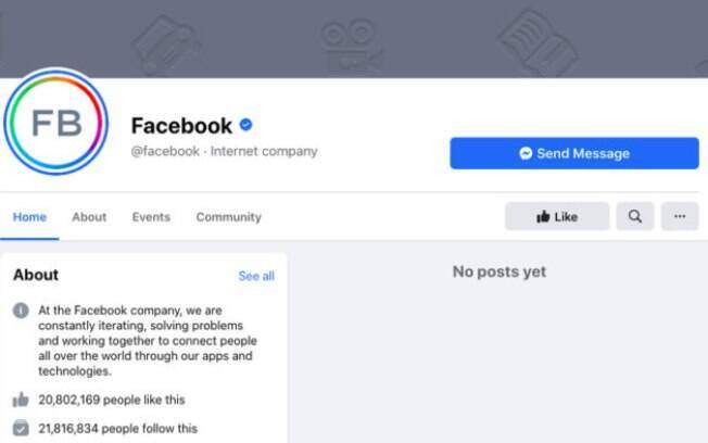 Página do Facebook é bloqueada na Austrália